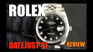 Rolex Datejust 41 Black Diamond - Review