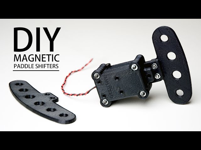 MAKE THESE MAGNETIC PADDLE SHIFTERS DIY SIM RACING class=