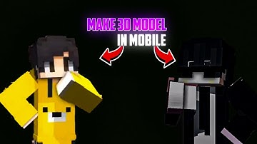 Minecraft Character Modelling isin EASY! 🤯 Prisma 3D Full TUTORIAL in hindi