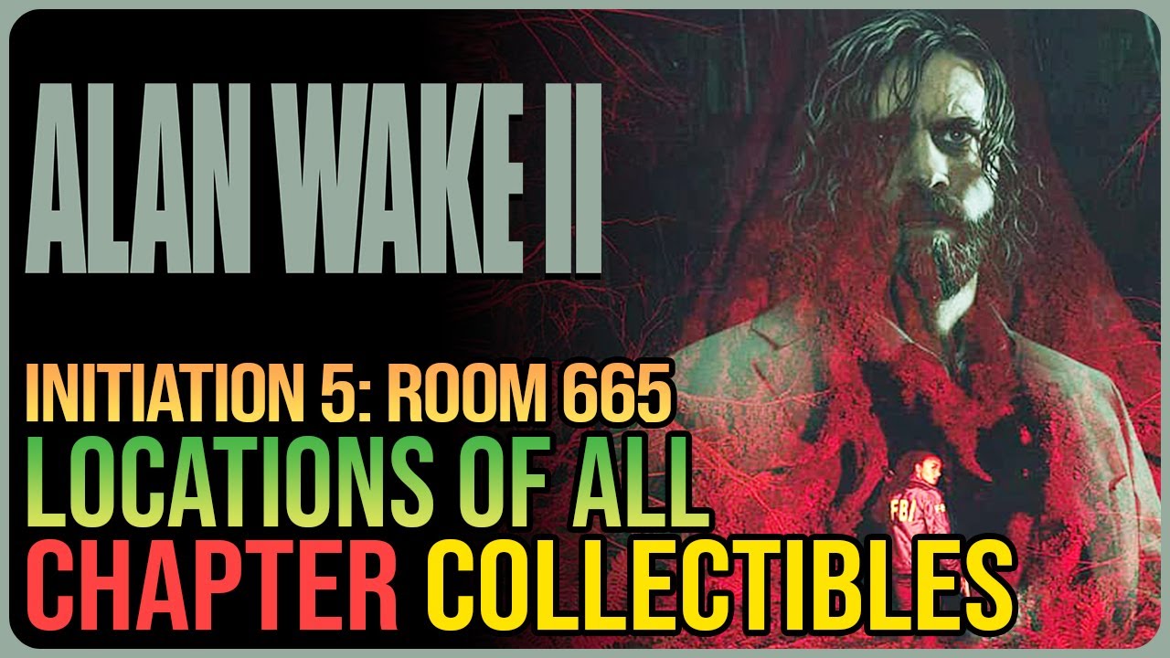 Alan Wake 2 All Initiation 5: Room 665 Collectibles