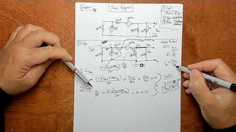 Chapter 4 Problem 12 - Thevenin Equivalent Via Test Source Method 2