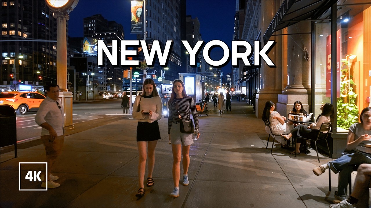 New York, Amerika Serikat | Jelajah Kota Malam 4K | 18 Sep 2026