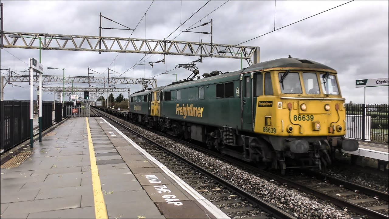 Windy & Rainy Day at Cheddington, WCML | 02/11/19