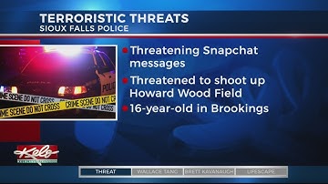 Brookings Teen Charged With Making Terroristic Threats