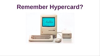 Remember Hypercard ?