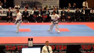 ITF World Cup Brighton 2012 - Finland vs Argentina - Mens 3rd dan pattern finals