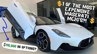 This Maserati MC20 Supercar Has $110,000 Worth Of Extra Options! The 2023 Maserati Mc20 There Entry Level Supercar