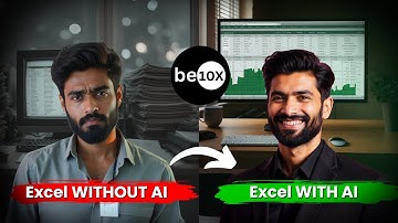 AI in Excel 2025: The Future of Work is Here | Be10x | Aditya Goenka