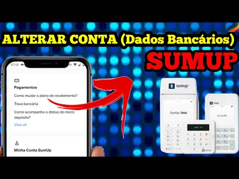 SUMUP! (Como trocar a Conta bancária)