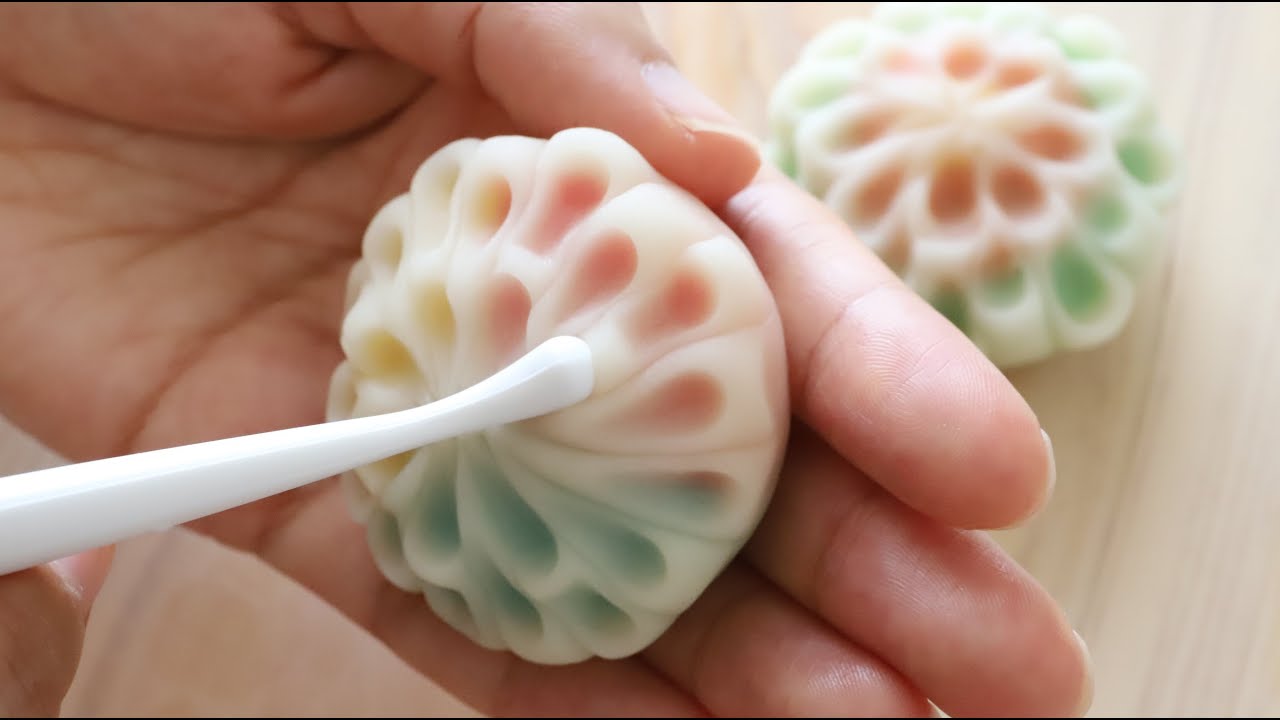 How to make Japanese Traditional Candy Art Wagashi Nerikiri Fireworks