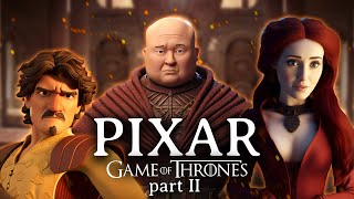 Game of Thrones by Pixar - part 2 (made with AI)