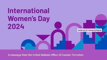 #IWD2024-  Message by Vladimir  Voronkov, Under-Secretary-General for Counter-Terrorism - 8 March