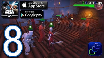 Star Wars Galaxy of Heroes Android iOS Walkthrough - Part 8 - Dark Side Battles 1 (HARD)
