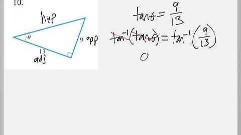 Math 151 : 6.3 #10 (PreCalculus Tutorial : Inverse Trig Functions)