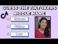 Guess The Tiktokers Middle Name!