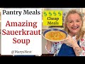 How to Make Sauerkraut Soup - A Delicious Cheap Meal - Sauerkraut Soup Recipe