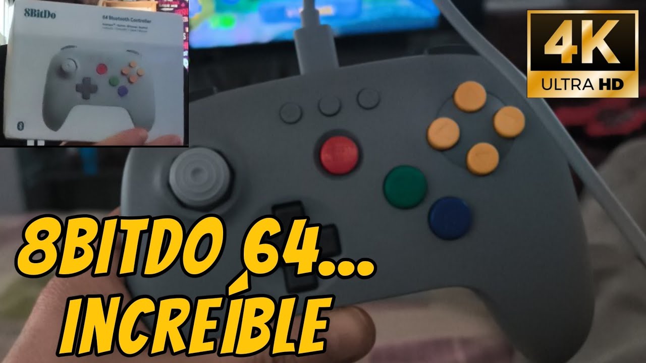 Unboxing y review del mando de Nintendo 64 de 8BitDo
