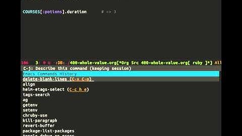 emacs-delete-blank-lines