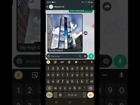 Neuroni AI WhatsApp demo - First AI crypto project on WhatsApp