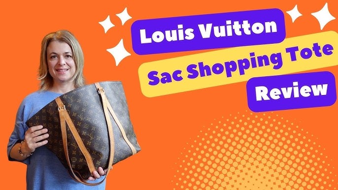 Authentic LOUIS VUITTON Sac Shopping Tote Monogram Shoulder Bag #45229