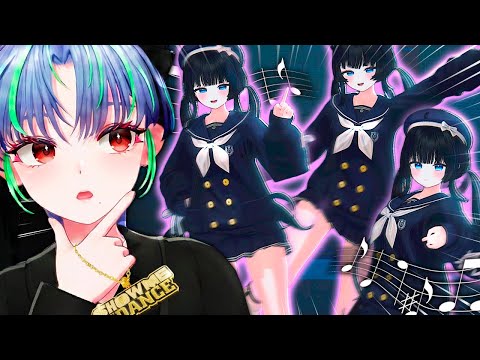 (True Story) They showed up in person. Evaluating the dance of a rival virtual idol group.