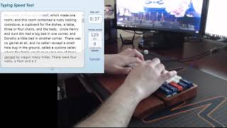 DZ60 Wooden Case 65g Lubed Zealios (No Foam) Typing Sound Test