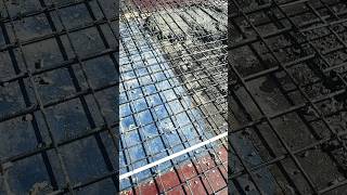RCC Slab Steel reinforcement inspection and concrete pouring