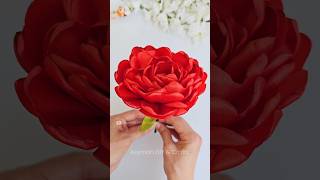 DIY Satin Ribbon Rose🌹3-Minute Ribbon Rose That Looks Expensive #shortsviral #shorts #diycrafts