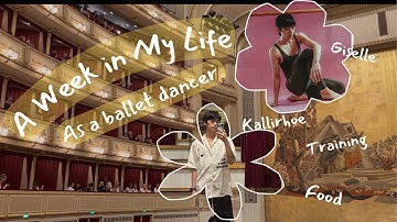 a week in my life as a ballet dancer | what I eat, training, rehearsals, performances 