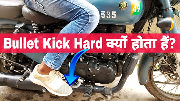 Why Royal Enfield Bullet Kick Start Is So Hard? | How Motorcycle Kick Start Works? | Bike Kick Start