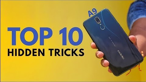 OPPO A9 Top 10 hidden features Trick & Tips | Hindi