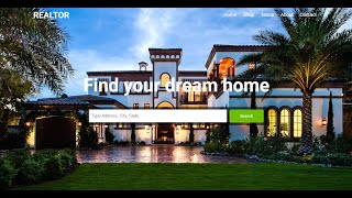 A Real Estate Website with HTML CSS JavaScript