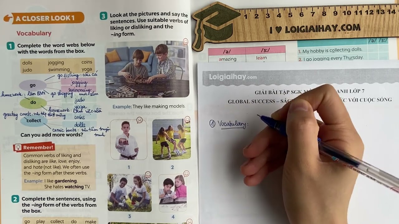 A Closer Look 1 - Unit 1. Hobbies - Tiếng Anh 7 Global Success