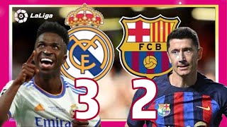 Real Madrid 3-2 Barcelona / LaLiga / 皇家马德里 vs 巴塞罗那 / 西甲联赛