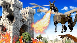 DRAGON MECH DESTROYS CASTLE (Teardown)