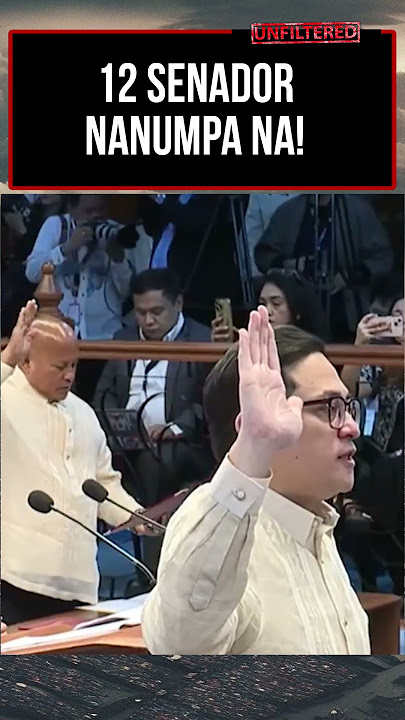 12 bagong halal na senador, pormal nang nanumpa sa ika-20 Kongreso