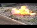 flash powder+3L gasoline=Fireball (10+ years ago)