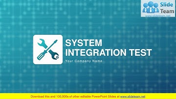 System Integration Test Review Requirement Initial Planning Define Tests Strategy