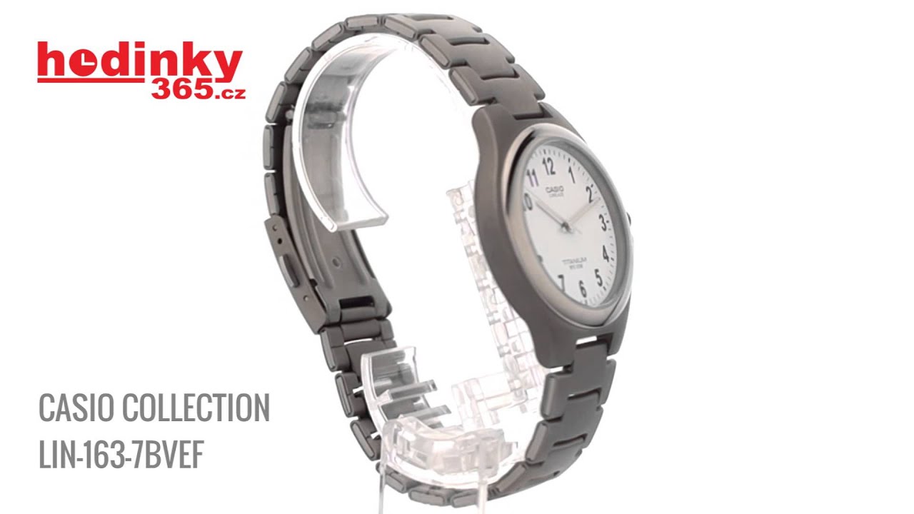 Casio Collection LIN-163-7BVEF - YouTube