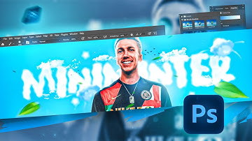 How To Make A *QUICK* And *EASY* Youtube Banner Using Photoshop + PSD
