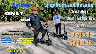 John &amp; Johnathan Test Ride A Spitfire &amp; A Spider V2 Shot With The Pixel 6 Pro