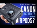 Charge my Canon Batteries like Airpods?! The Llano Camera Battery Charger gives power on the go