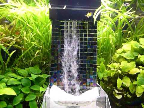 熱帯魚水槽の中の砂の滝 サンドフォール Youtube