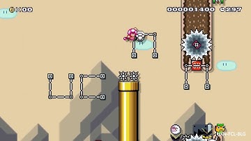 [SMM2] The Shell Grinder by CDR