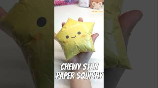 DIY Paper Squishy | Chewy Star ⭐ – So Satisfying #craft #howtomake #fidgettoys #freetemplate