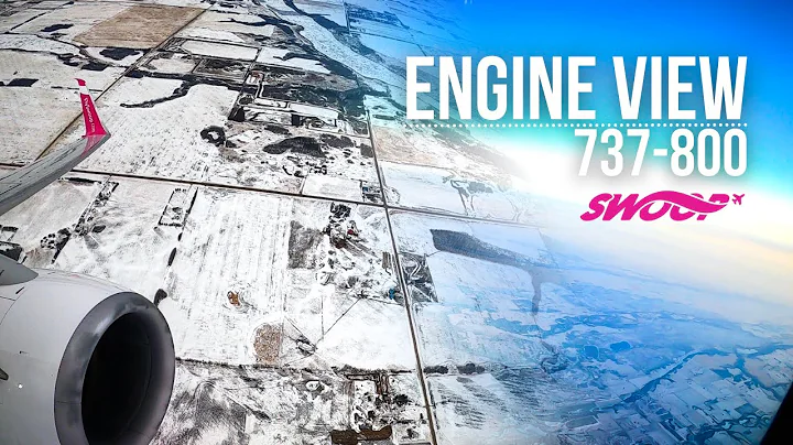 ENGINE ROAR! Swoop 737-800 Takeoff Edmonton International Airport