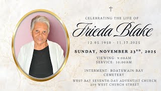 A Service Of Thanksgiving For The Life Of Frieda Blake - November 23, 2025 - West Bay Sda