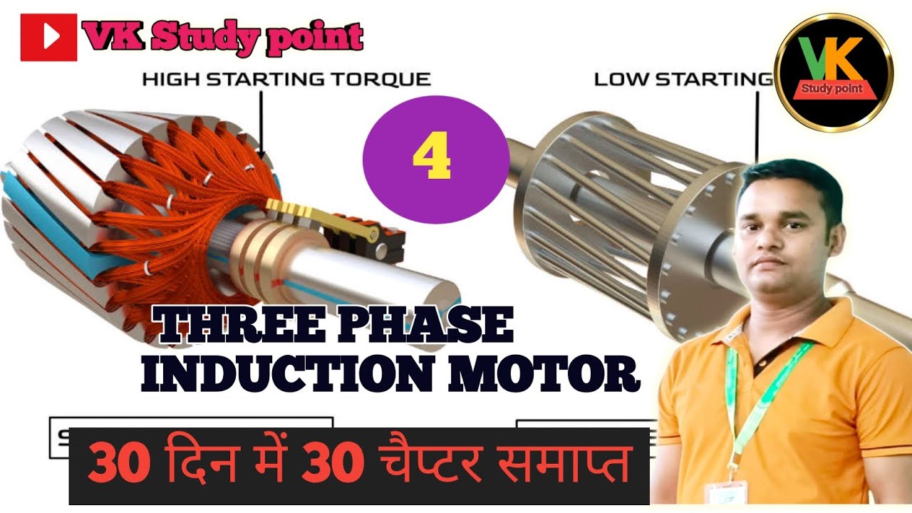 थ्री फेज इंडक्शन मोटर।।THREE PHASE INDUCTION MOTOR।।@VKStudyPoint1994 ।। Viral videos। Educational 