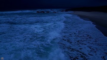 Sleep For 11 Hours Straight, High Quality Stereo Ocean Sounds Of Rolling Waves For Deep Sleeping