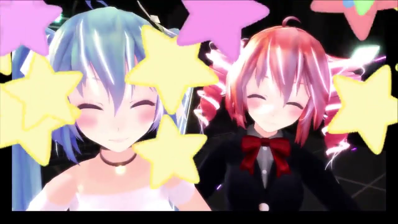 HD－MMD】フラット5はおまけな「Melody Line」【MME】 - YouTube